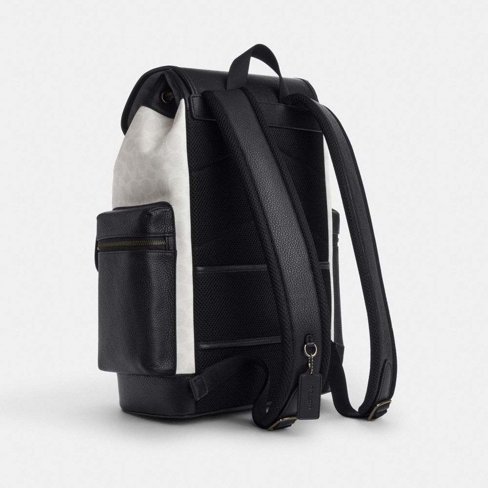 Sprint Backpack In Colorblock Signature Canvas