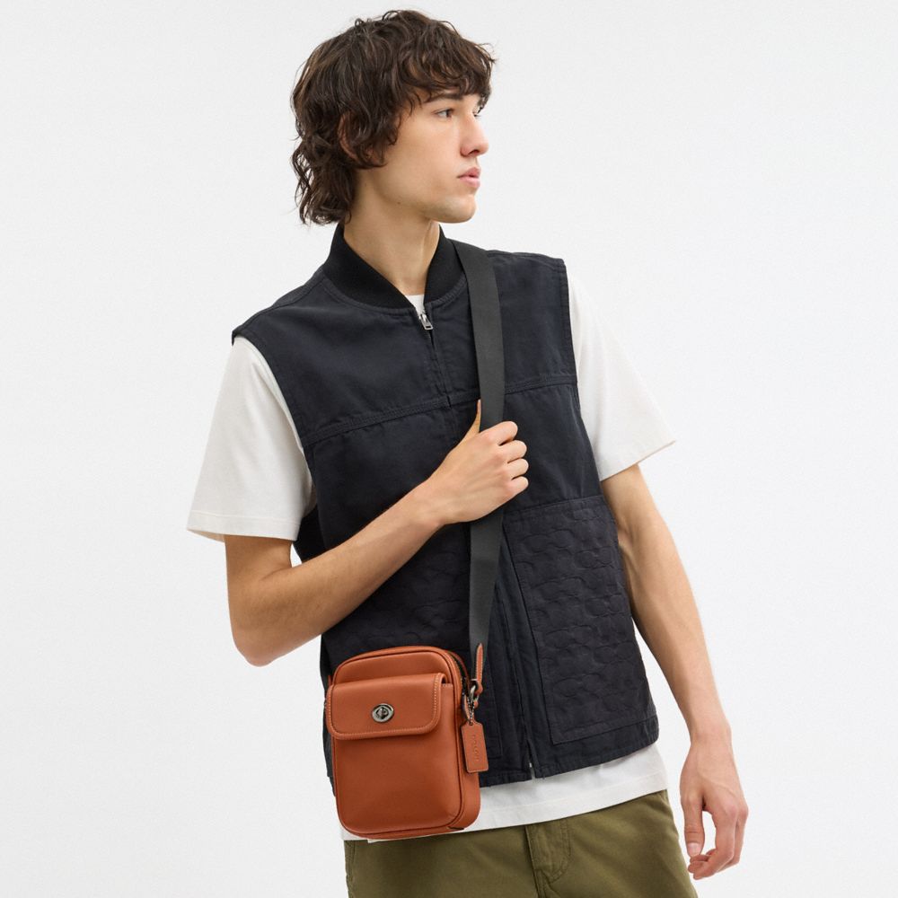 Turnlock Crossbody Bag