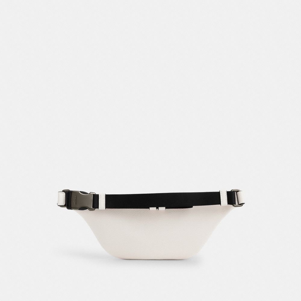 Warren Mini Belt Bag In Blocked Signature Canvas