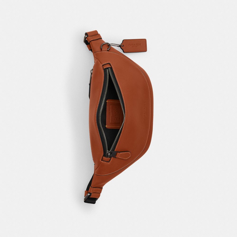Warren Mini Belt Bag In Blocked Signature Canvas