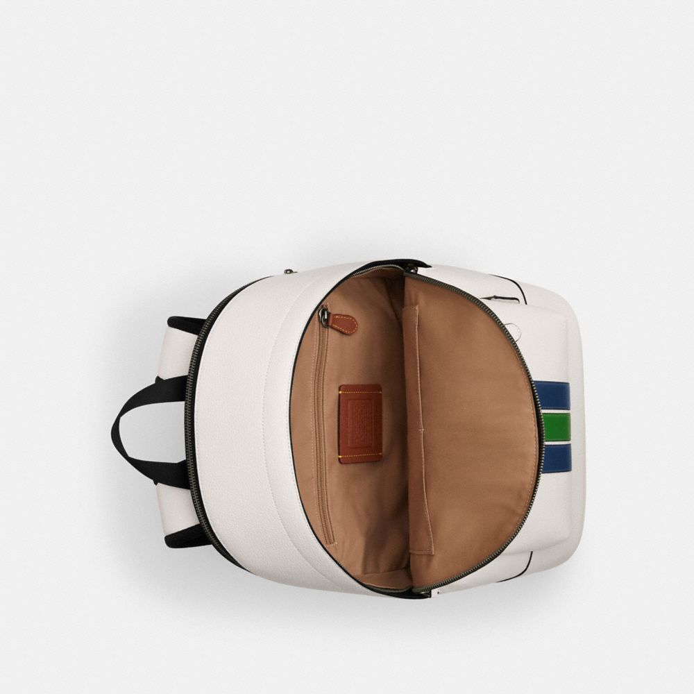 West Backpack With Varsity Stripe