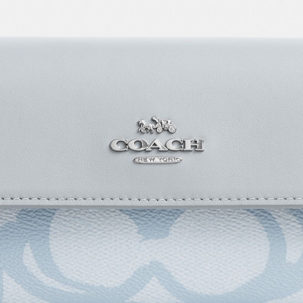 Hailey Flap Bag In Sketch Signature Canvas