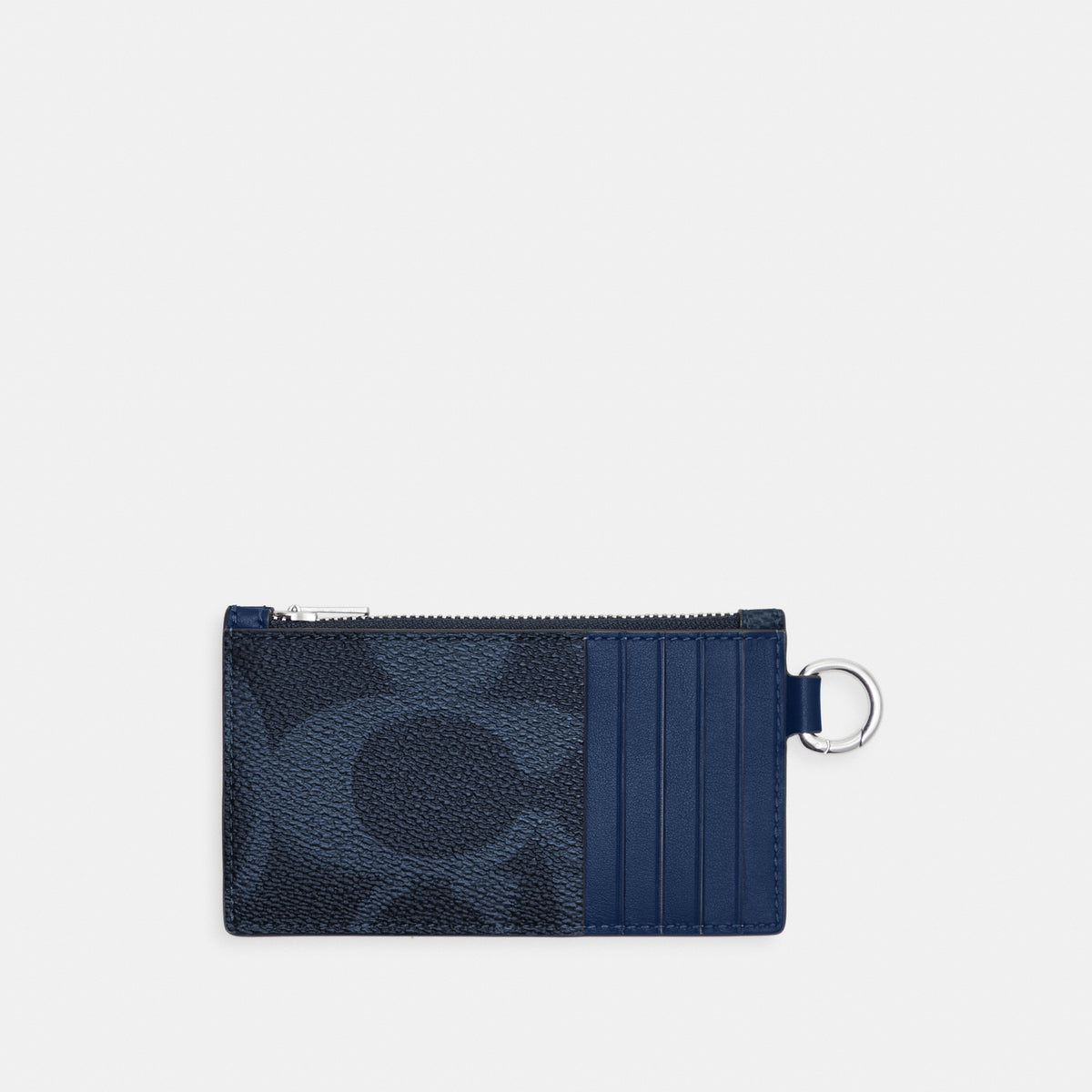 Zip Card Case In Maxi Signature Canvas