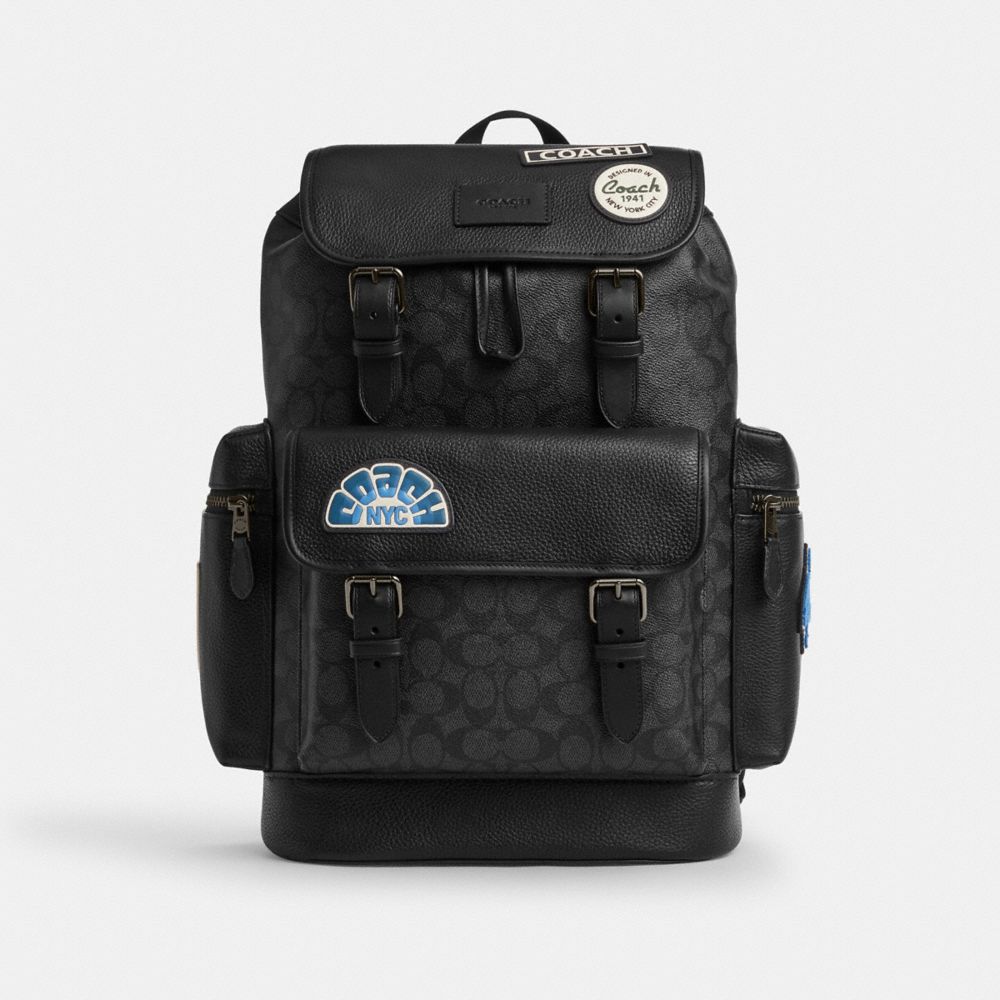 Sprint Backpack In Colorblock Signature Canvas