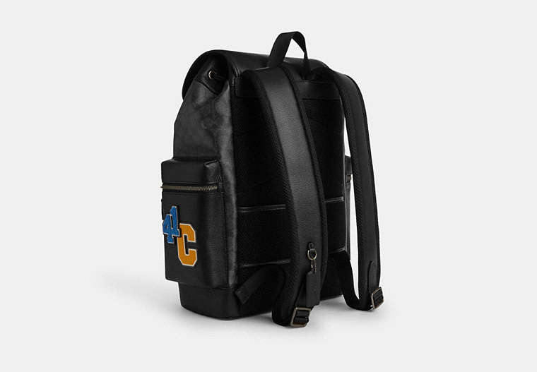 Sprint Backpack In Signature Canvas With Patches