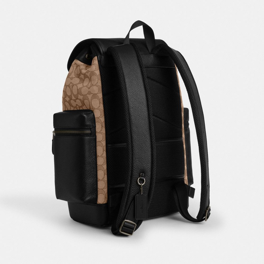 Sprint Backpack In Colorblock Signature Canvas