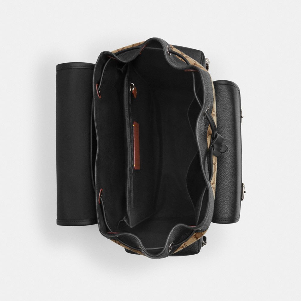 Sprint Backpack In Colorblock Signature Canvas