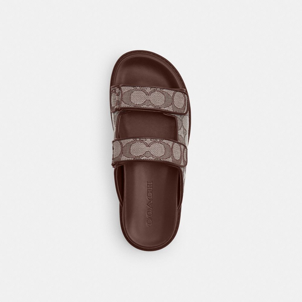 Two Band Sport Slide In Signature Jacquard