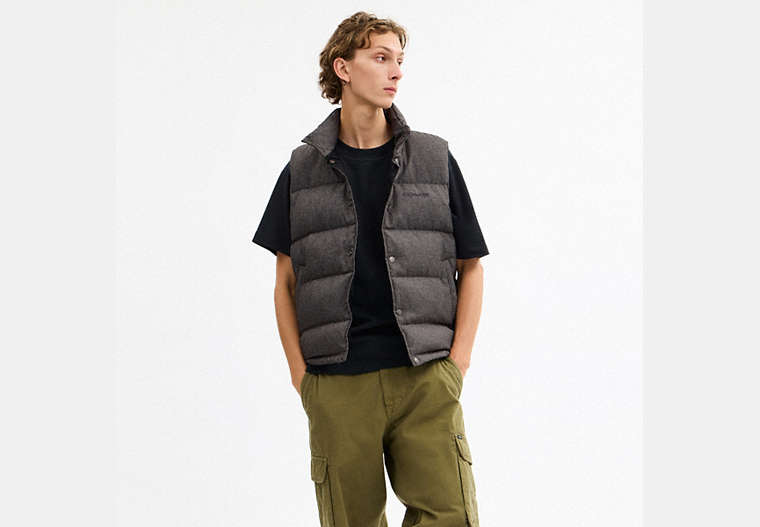 Solid Down Vest