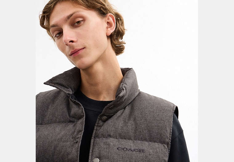 Solid Down Vest