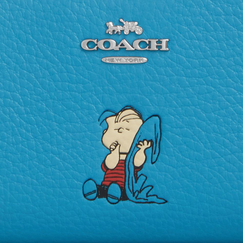 Coach X Peanuts Snap Wallet With Linus