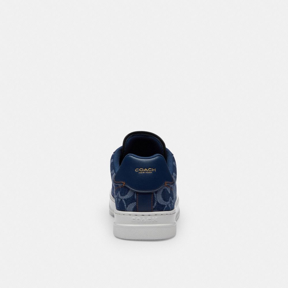 High Line Sneaker In Signature Denim