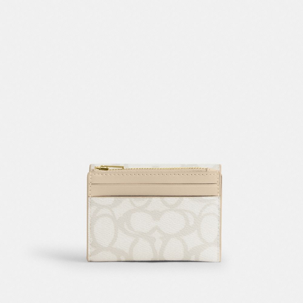 Card Holder Wallet In Sketch Signature Canvas