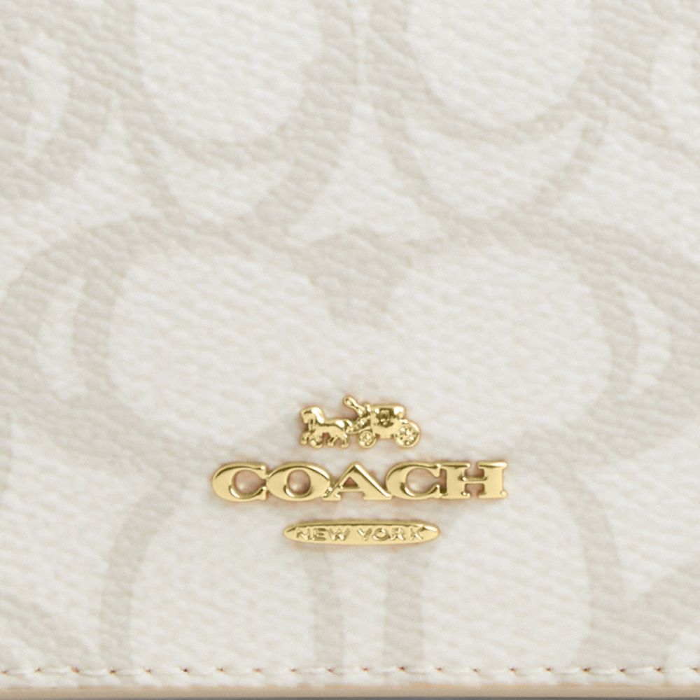 Card Holder Wallet In Sketch Signature Canvas