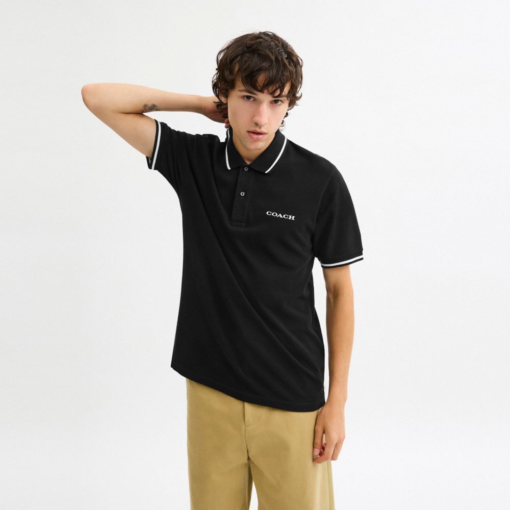 Signature Trim Polo In Organic Cotton