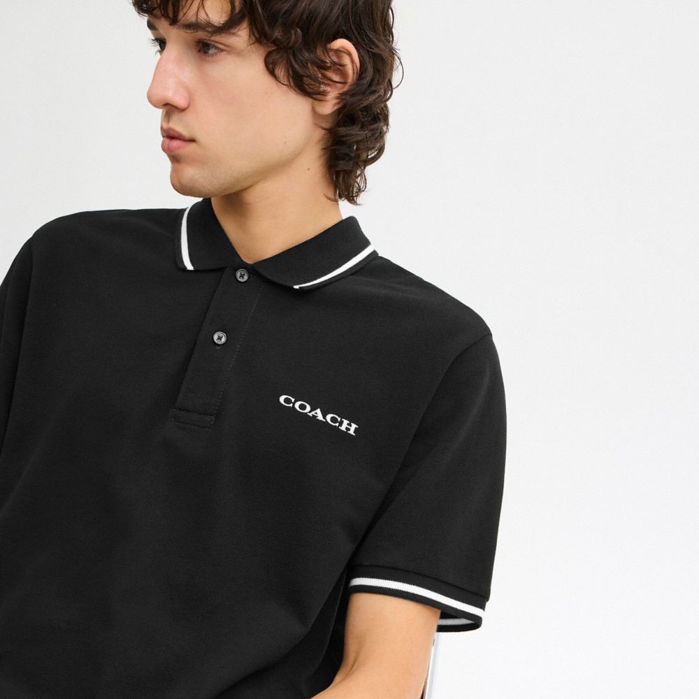Signature Trim Polo In Organic Cotton