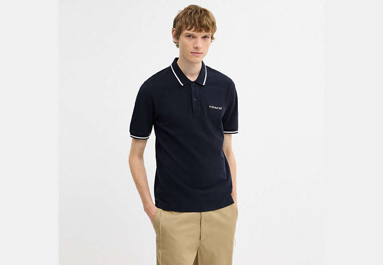 Signature Trim Polo In Organic Cotton