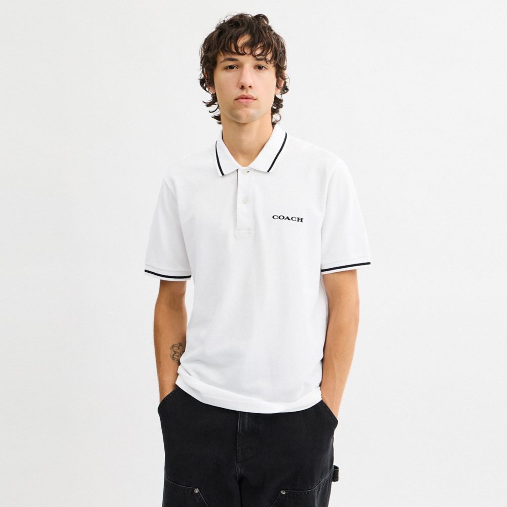 Signature Trim Polo In Organic Cotton