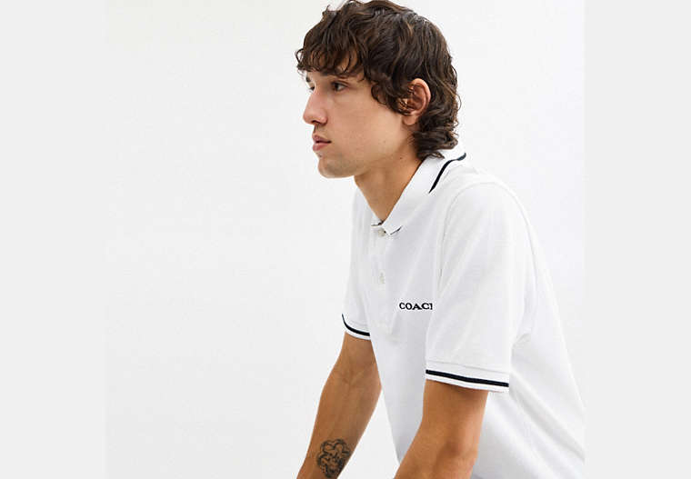 Signature Trim Polo In Organic Cotton