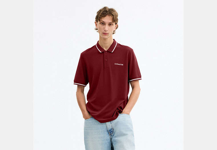 Signature Trim Polo In Organic Cotton