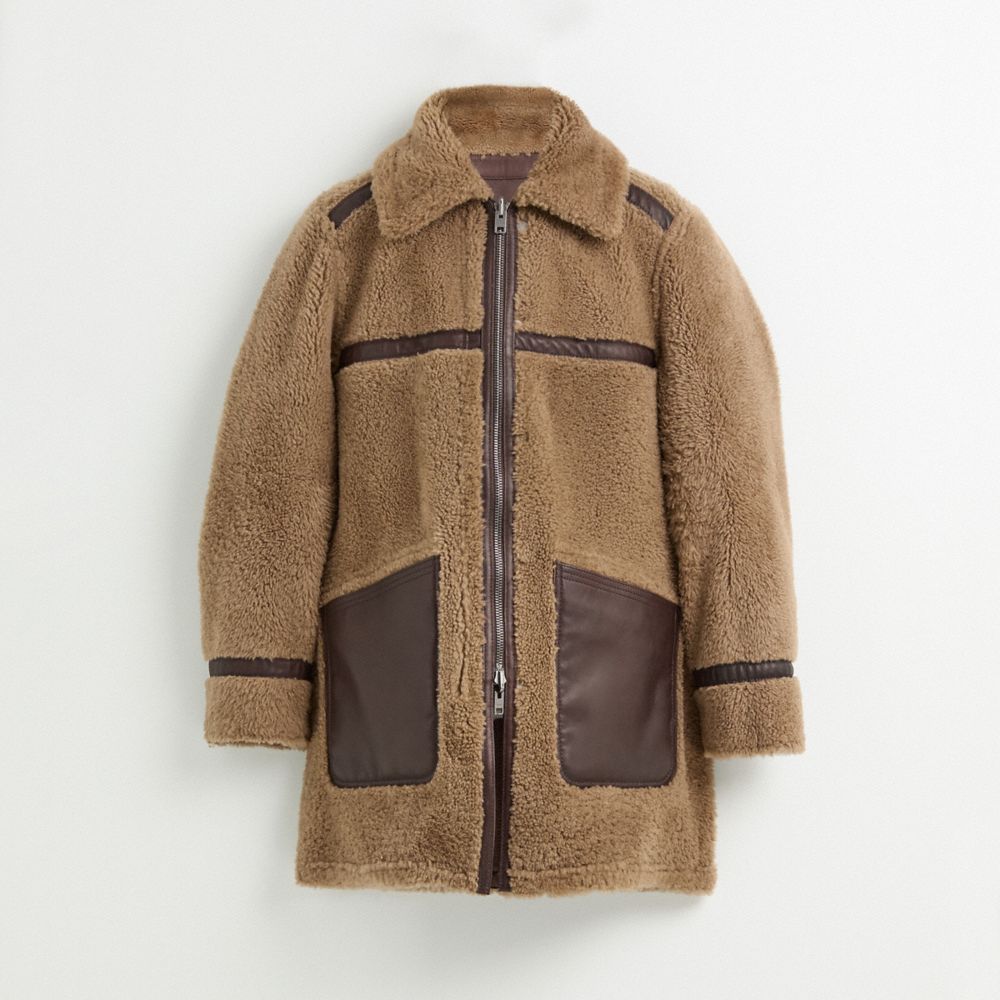 Restored Reversible Shearling Coat