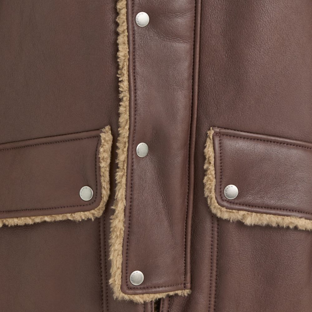 Restored Reversible Shearling Coat