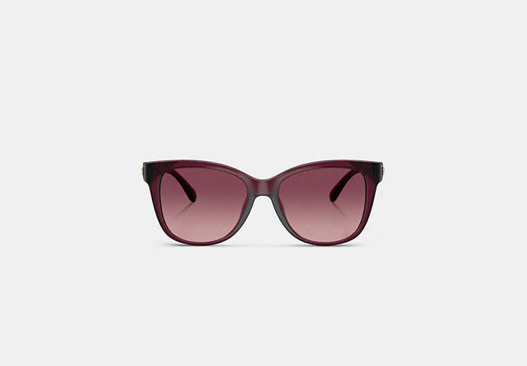 Signature Heart Oversized Square Sunglasses