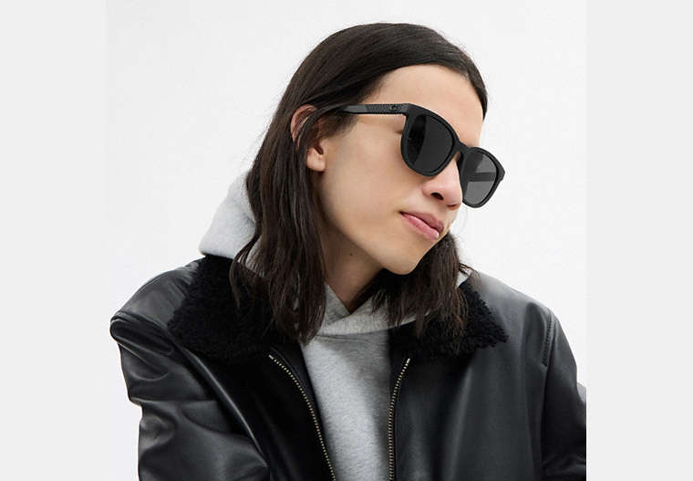 Textured Square Sunglasses