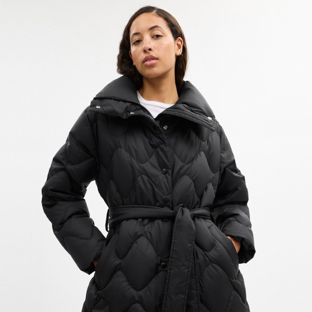 Quilted Long Puffer
