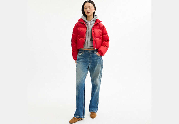 Short Cropped Puffer Jacket
