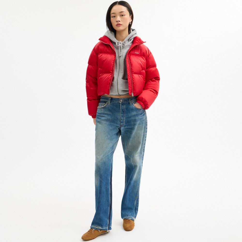 Short Cropped Puffer Jacket