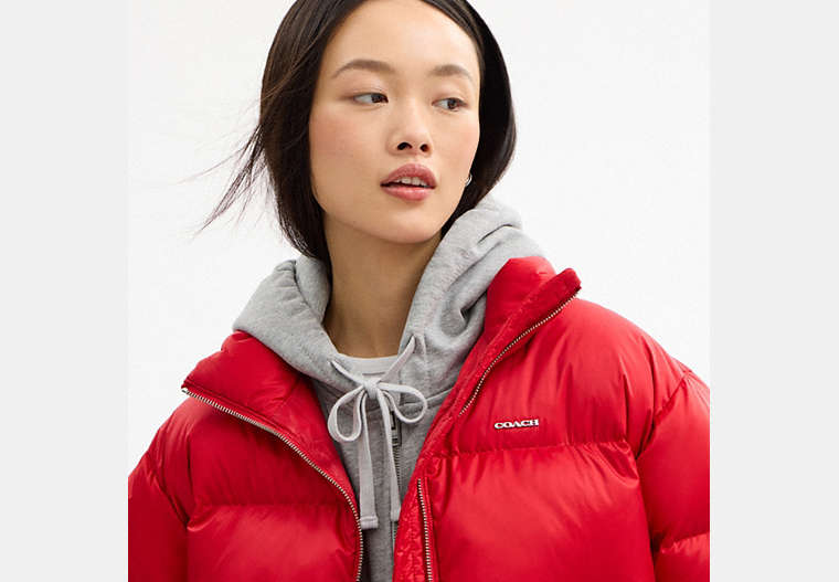 Short Cropped Puffer Jacket