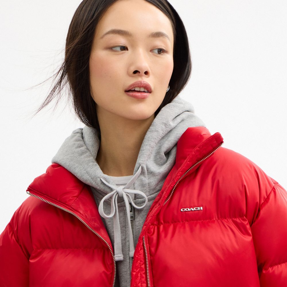 Short Cropped Puffer Jacket