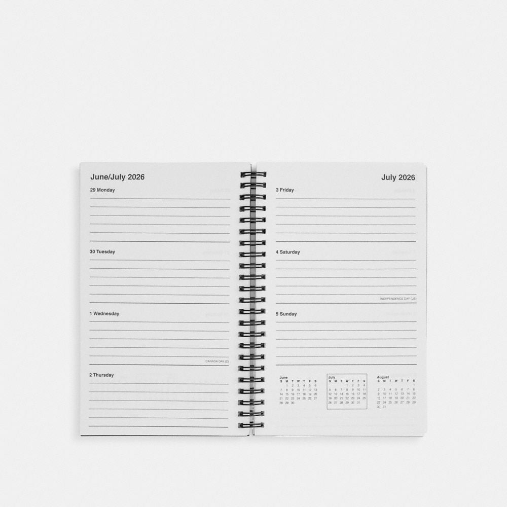 2025 - 2026 6 X8 Spiral Diary Book