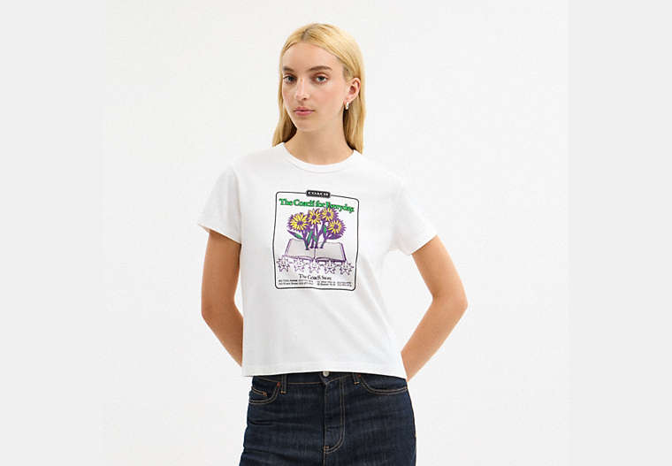 Floral Collage T-Shirt In Organic Cotton