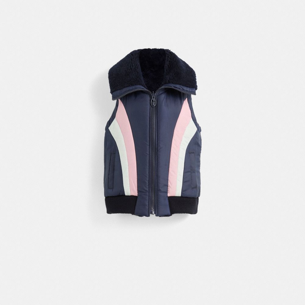 Restored Reversible Shearling Vest