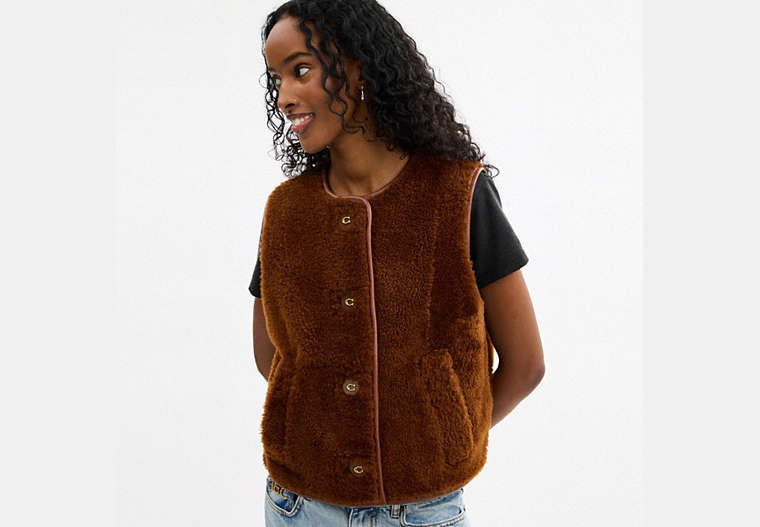 Shearling Vest