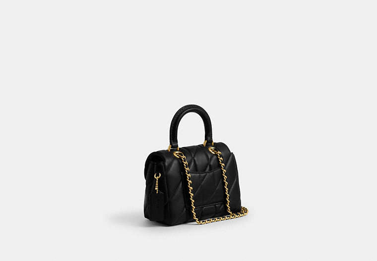 Tabby Top Handle Bag With Quilting