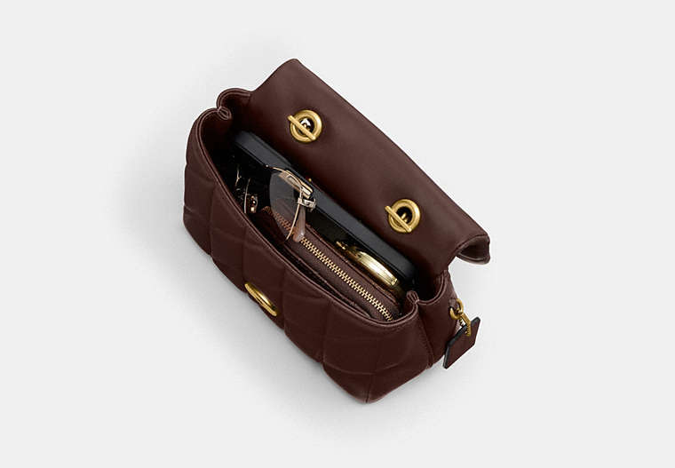 Tabby Top Handle Bag With Quilting