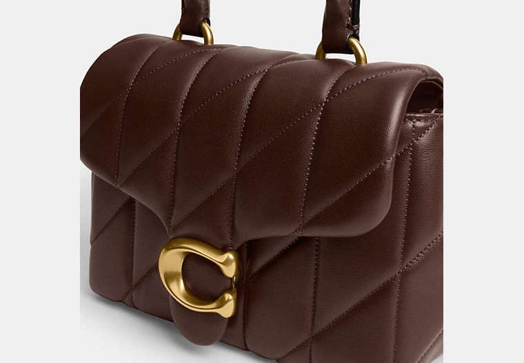 Tabby Top Handle Bag With Quilting