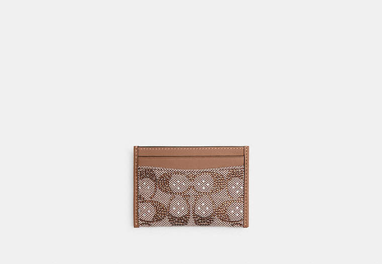 Essential Card Case In Crystal Signature Jacquard