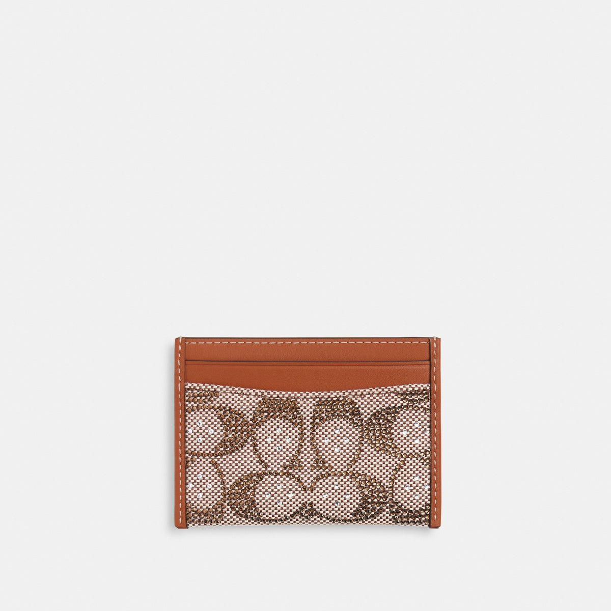 Essential Card Case In Crystal Signature Jacquard