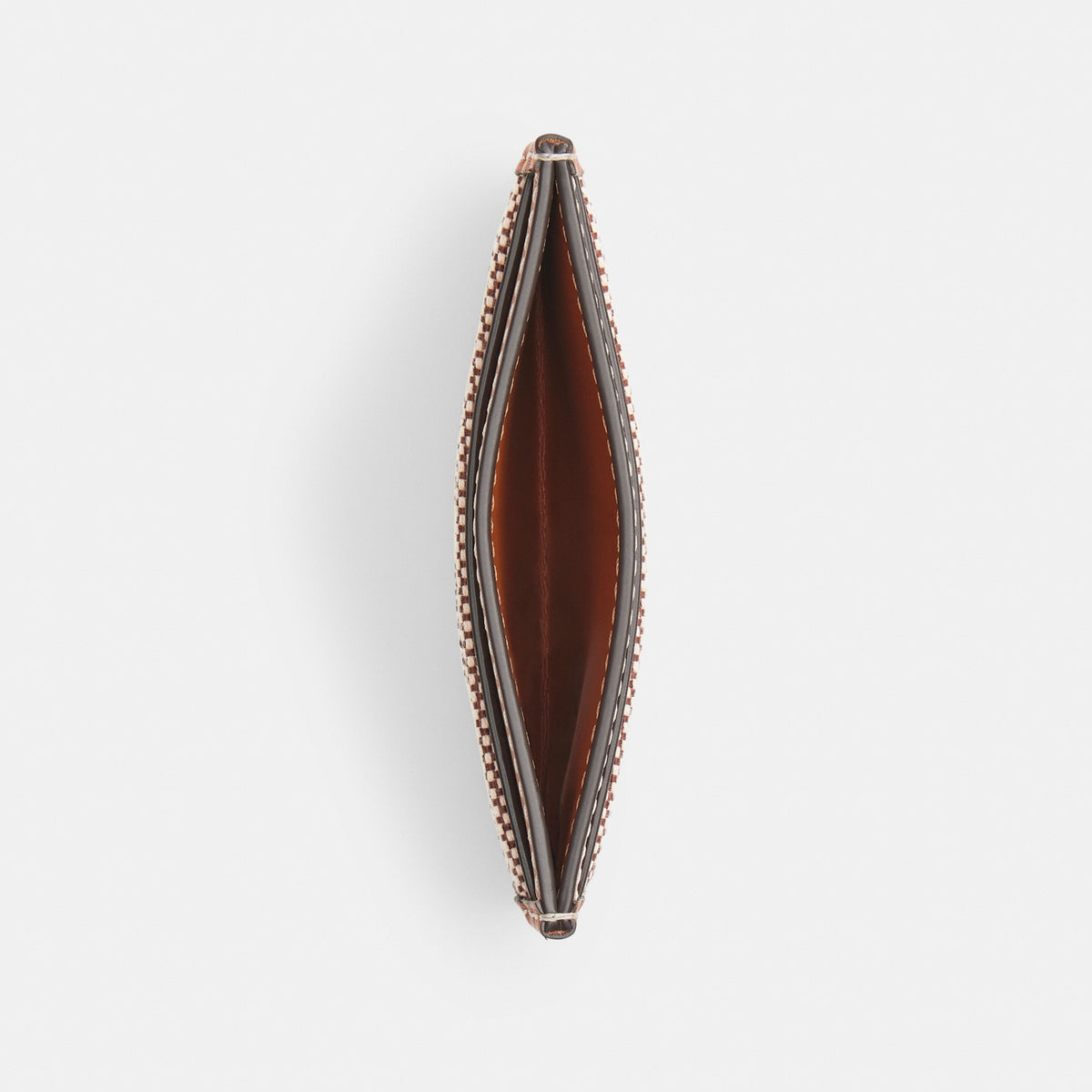 Essential Card Case In Crystal Signature Jacquard