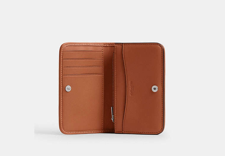 Essential Slim Card Case In Crystal Signature Jacquard