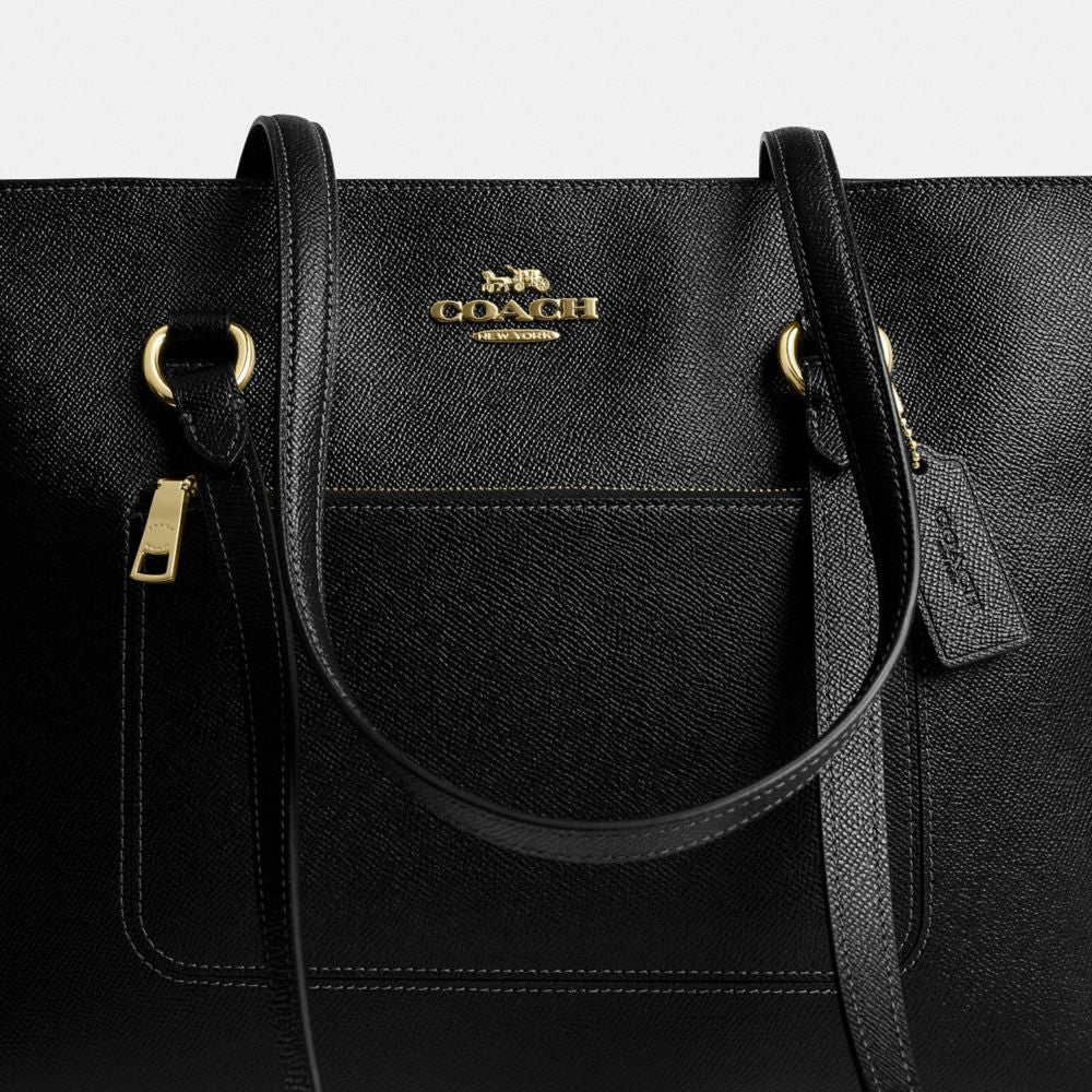 Station Tote Bag In Signature Leather
