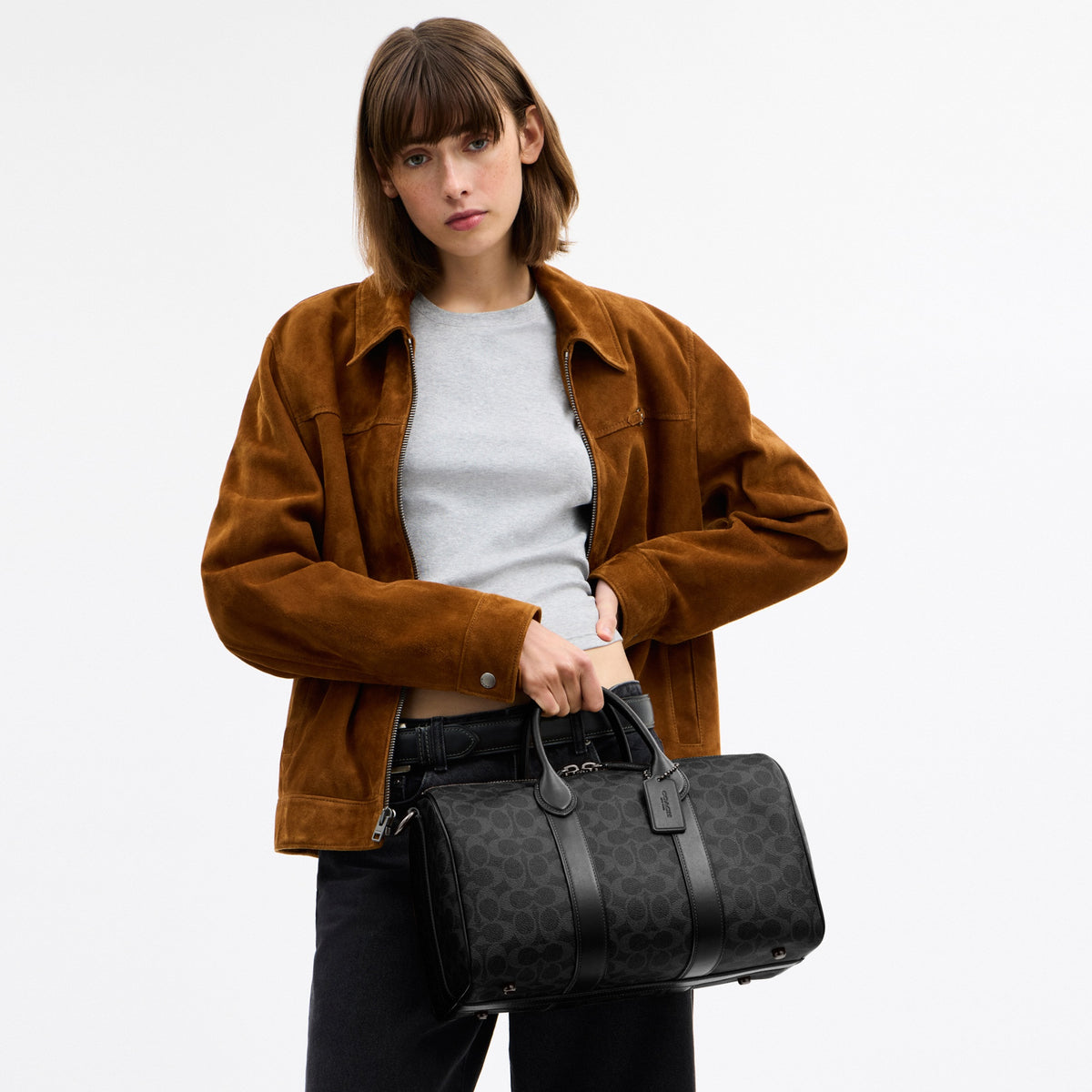 Compass Bag 35 In Signature Canvas