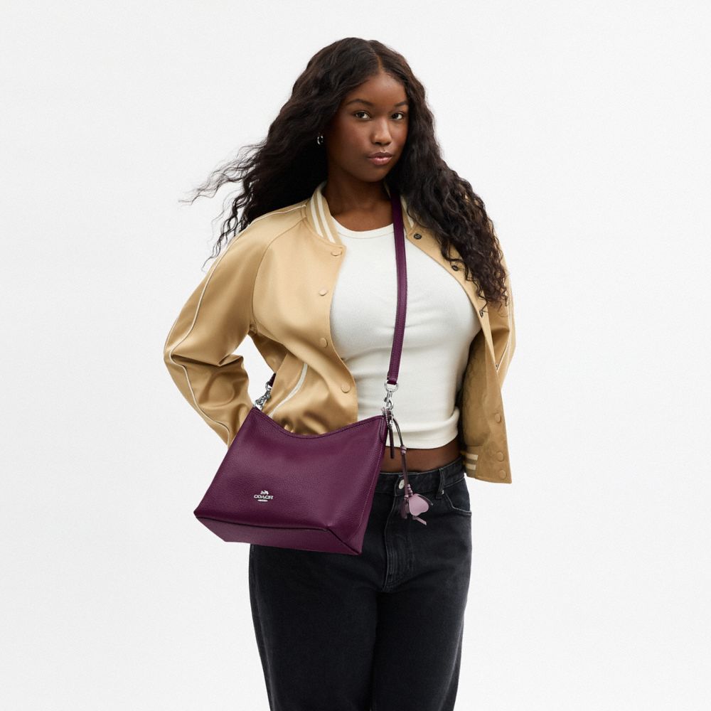 Laurel Shoulder Bag With Flower Charm