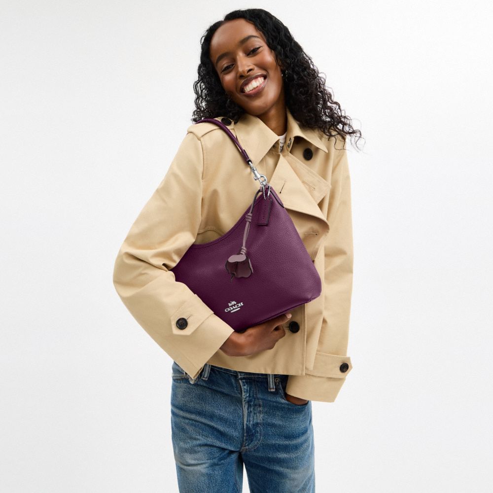 Laurel Shoulder Bag With Flower Charm