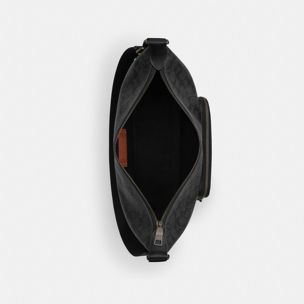 Finn Crossbody Bag With Pockets In Signature Canvas