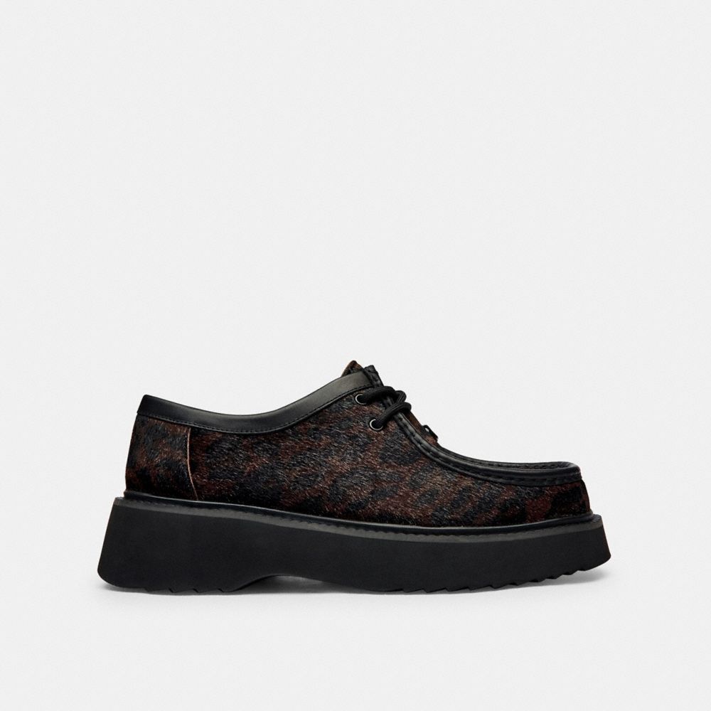 Sculpted C Chukka Boot With Leopard Print